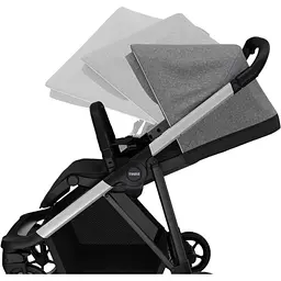 Дитяча коляска Thule Shine Grey Melange/ Aluminium (TH 11400200) - мініатюра 3