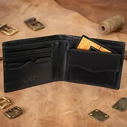 Чоловіче портмоне Tony Perotti Italico 534 nero (90433) Чорне - мініатюра 4
