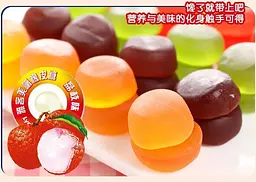 Жувальні цукерки Yake Meijue Gummy Jelly Grape 100г - мініатюра 9