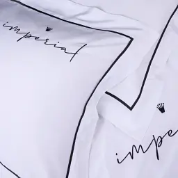 Комплект постільної білизни MirSon Imperial Tencel №01 White 160х220 см (2200010753288) - мініатюра 3