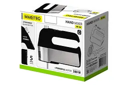 Міксер ручний занурювальний кухонний Maestro MR-504 380Вт чорний - мініатюра 5