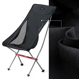 Крісло складане NaturehikeYL06 Alu Folding Moon Chair NH18Y060-Z, чорний - мініатюра 4