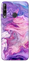 Чохол Demsky Рожевий мармур 2 для Huawei P40 Lite E/Y7p (2020)