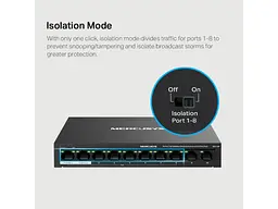 Комутатор Mercusys MS110P - мініатюра 4