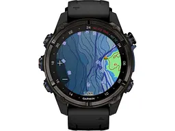 Спортивний годинник Garmin Descent Mk3i – 43 mm Carbon Gray DLC Titanium w. Black Silicone Band (010-02753-10/11) - мініатюра 9