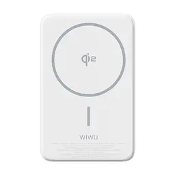 Портативний ЗП Power Bank WIWU Wi-P031 Magnetic з БЗП 30W 10000 mAh White - мініатюра 8
