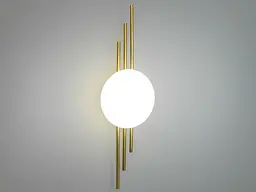 Бра настінне LED Diasha 9133/520GD Акцентне, 18W, 4100K, золоте, для вітальні