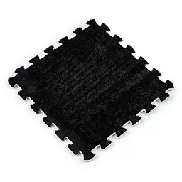 Підлога-пазл плюшевий ЧОРНИЙ 30x30x1cm (D) SW-00002078 - мініатюра 3