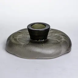 Фруктовниця на ніжці скляна 18 см кругла Yiwu HP-34-115 - мініатюра 3