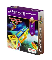 Конструктор магнітний набір 14ел MagPlayer det0017953 - мініатюра 3