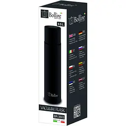 Термоc Bollire BR-3503, 0.5 л чорний (BR-3503) - мініатюра 2