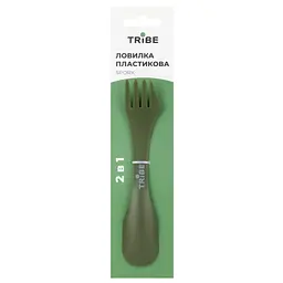 Ложка-виделка туристична Tribe Spork пластикова olive (T-FC-0031-olive) - мініатюра 3