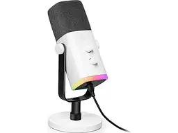 Мікрофон студійний/ для стрімінгу, подкастів Fifine AmpliGame AM8W White