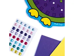 Набір для творчості VLADI TOYS зі м'якою мозаїкою та стразами "Містичні сови" VT4511-22 - мініатюра 5