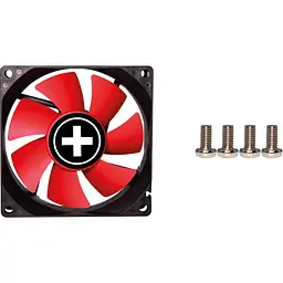 Вентилятор для корпуса 80mm Xilence Performance C XPF80.R.PWM Red/Black, Retail Box - мініатюра 7