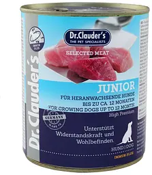 Консерва супер-преміум класу для щенят Dr.Clauder's Selected Meat Junior