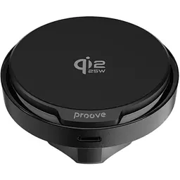Автотримач із бездротовою зарядкою Proove Spark Qi2.2 25W Black (WHSQ25002001) [165615] - мініатюра 3