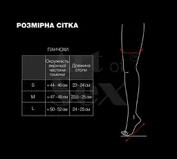 Панчохи Art of Sex - Lora з відкритими пальцями та п'ятою, розмір M, з ефектом мокрого оксамиту - мініатюра 4