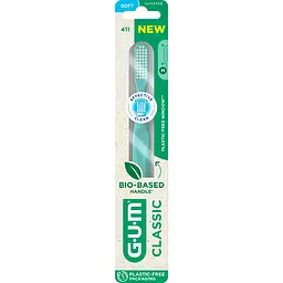 Зубна щітка GUM Classic Bio-Based Handle повна м'яка бірюзова - мініатюра 9