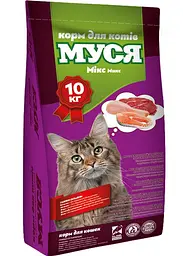 Сухий корм для котів Муся мікс 10 кг 803676