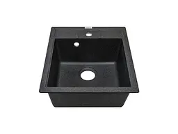 Кухонна мийка Adamant BRICK графіт 460x515x200 мм, без крила 46 см - мініатюра 2