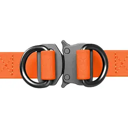 Шлея для собак WAUDOG Waterproof з QR-паспортом М Ш 20 мм Д 50-80 см помаранчева (27654) - мініатюра 2