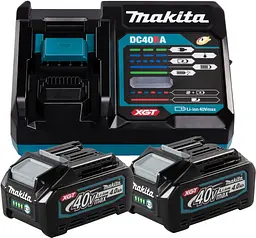 Набір акумуляторів BL4040 (2 шт) та зарядний пристрій для продукції Makita XGT (191L77-9)