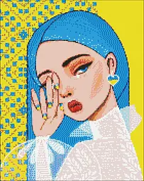 Набір з алмазною мозаїкою "Незламна @mosyakart" 40х50см