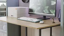 Комп'ютерний стіл Ferrum-decor Кевін 75x120x70 чорний ДСП Дуб Сонома 16мм (FRD-103828) - мініатюра 2