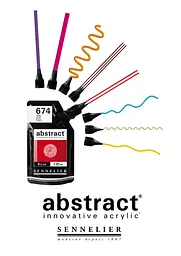 Набір насадок для акрилу Sennelier Abstract, 8 шт - мініатюра 3