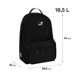 Рюкзак "Kite" Education teens 949L Black 1від.,5карм. №K26-949L-3 - мініатюра 2