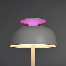 LED лампа настiльна Videx VL-TF24W 8W 4000K з акумулятором та RGB біла (VL-TF24W) - мініатюра 11