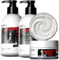 Набір LEIA Hair Repair Trio для всіх типів волосся шампунь 300 мл + кондиціонер 300 мл + маска 200 мл (65090)