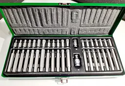 Набір біт TOPTUL 10мм HEX,TORX,SPLINE 40 од. GAAD4002 - мініатюра 5