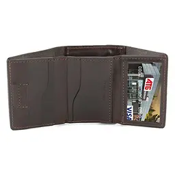 Жіночий шкіряний гаманець GRANDE PELLE 8х10х2 см acs0029356 - мініатюра 6