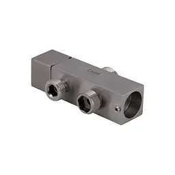 Душова стійка універсальна Lidz Kubis 1120 на два споживача LDKUB1120NKS46111 Nickel, Нержавіюча сталь - мініатюра 7