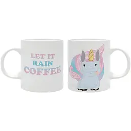 Чашка AbyStyle Unicorn - Lol And Co - Let It Rain Coffe 320 мл - мініатюра 3