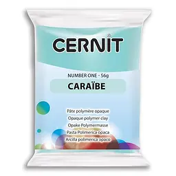 Полімерна глина Cernit Number One, 56 г., КАРИБСЬКИЙ БЛАКИТНИЙ, (CR-CE0900056211)