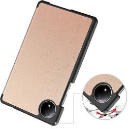 Чохол до планшета BeCover Smart Case Xiaomi Redmi Pad SE 8.7" Rose Gold (711909) - мініатюра 3