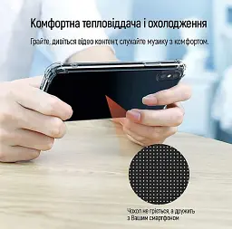 Панель BeCover Anti-Shock для Samsung Galaxy A14 4G SM-A145/A14 5G SM-A146 Clear (709084) - мініатюра 3
