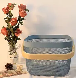 Кошик для зберігання Fabrika Molly Grey, з ручками - мініатюра 4
