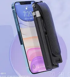 Монопод трипод бездротовий XO SS11 100 см Чорний - мініатюра 2