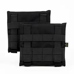 Кишені для бічних плит 15×15 (2 шт.) (Чорний)