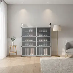 Шафа для взуття / Закритий стелаж / Органайзер для одягу MPXG06S 110 х 81 x 29 см