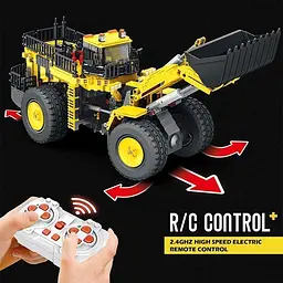 Конструктор Reobrix Mechanical Фронтальний навантажувач з пультом Yellow/Black (22009) [161077] - мініатюра 9