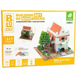 Будівельний набір для творчості з міні-цеглинок BLOCKY Міні-Котедж Strateg (31002)