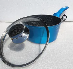 Ковш Meisterklasse MK-1046 blue marble 18 см 1,5л - мініатюра 8