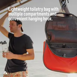 Косметичка Sea to Summit Ultra-Sil Hanging Toiletry Bage (L) Бірюзовий - мініатюра 2