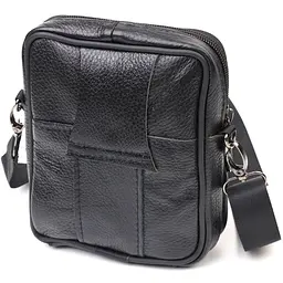 Чоловіча шкіряна сумка Vintage 13,5х16х4 см sum0022667 - мініатюра 2