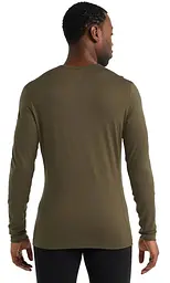 Термокофта Icebreaker 200 Oasis LS Crewe Men Loden Heather M (1052-104 365 069 M) - мініатюра 3